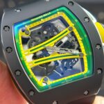 Richard Mille Copies Watch RM61-01 Manual Winding Yohan Blake Ceramic Black ZF 42.7??50.23mm - Image 4