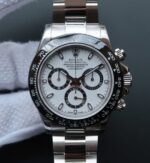 Replica Rolex Daytona 116500 LN Noob White Dial SS Bracelet A7750