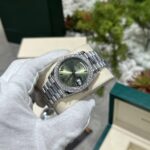 Rolex Day-Date 228236 Moissanite Green Dial Replica Watch 168gram GM V3 40mm - Image 3