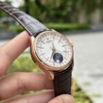 Rolex Replica 1:1 Watch Cellini Moonphase 50535 Leather Strap 39mm - Image 3