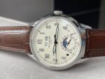 Replica PATEK PHILIPPE Perpetual Calendar 5320G-001 SS GSF 1:1 Best Edition Cream Dial on Brown Leather Strap A324 - Image 5