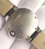 Replica Cartier V6F Ballon Bleu 33mm Pink Dial Pink Leather Strap SEIKO NH05A - Image 4