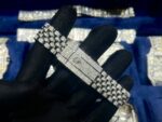 Rolex Best Replica Watch DateJust Dial Blue Custom Full Diamonds Moissanite 41mm - Image 8