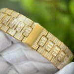 Patek Philippe Nautilus 5719 Replica 1:1 Watch With Full Stone Yellow Gold Plated 3K 40mm - Image 9