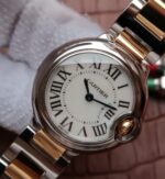 Replica Cartier Ballon Bleu Ladies 28mm SS White Dial SS/YG Bracelet Ronda Quartz - Image 6