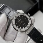 Hublot Replica 1:1 Watch Classic Fusion Black Moissanite Diamonds Factory HB 42mm - Image 3