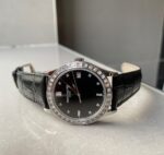 Replica PATEK PHILIPPE Calatrava ZF 5298p Date Sweep Seconds in Diamond Bezel Black Dial ZF factory - Image 5