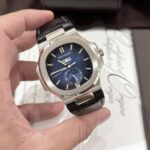 Patek Philippe Nautilus 5726 Replica 1:1 Watch Blue Dial Leather Strap GRF 40.5mm - Image 5