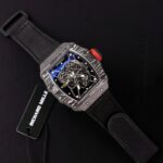Richard Mille Replica 1:1 Watch RM35-01 Full Carbon Super Light Parachute Strap 44mm