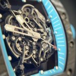 Richard Mille RM055 Full Carbon White Rubber Strap Replica 1:1 Watch 45mm - Image 5