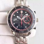 Replica Omega Seamaster 300m Diver ETNZ Limited Edition Black Rubber Strap A7753