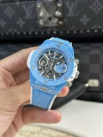 Hublot Best Replica Watch Big Bang Unico Ceramic Sky Blue BBF Factory 42mm - Image 4