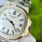 Patek Philippe Nautilus 5711 Replica Watches White Dial Metal Wire BBF Factory 40mm - Image 4