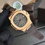 Patek Philippe Nautilus 5711 Rose Gold Grey Dial Replica 1:1 Watch Factory 3K 40mm - Image 2