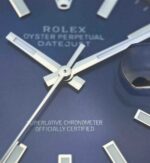 Replica Rolex DateJust 41mm SS 116200 Polished Bezel Blue Dial 904L SS Bracelet SA3235 - Image 6