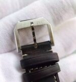 Replica IWC MKF Mark XVI Silver Dial Black Leather Strap A2892 - Image 4