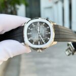 Patek Philippe Aquanaut 5167 Knock Off Watches Gray Dial Rubber Strap Custom BBF Factory 40mm - Image 4