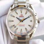Replica Omega XF Seamaster CO-AXIAL Master James Bond White Textured Dial SS Bracelet A8507