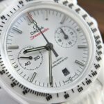 Omega Speedmaster White Ceramic Replica Watch Best Quality N1 Factory 44mm - Image 6