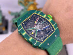 Richard Mille RM67-02 Green Carbon Best Replica Watch Weight 37 Gram 38.7??47.52mm - Image 4