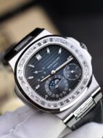 Patek Philippe Nautilus 5724 Blue Dial Replica Watch Full Function PPF Factory 40mm - Image 4
