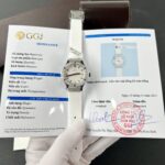 Hublot Replica Watch Women s White Rubber Strap With Moissanite Diamonds 33mm
