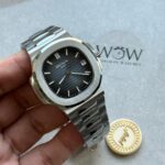 Replica PATEK PHILIPPE Nautilus 5811/1G PPF 1:1 Best Edition Grey Textured Dial on SS Bracelet Asian Cal.26-330CS