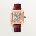 fake cartier watch Santos-Dumont micro-rotor skeleton large model 31 mm automatic mechanical movement 9629(1:1 replica) - Image 2