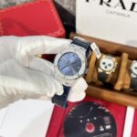 Hublot Replica 11 Watch Classic Fusion Titanium Blue Dial With Moissanite Case 38mm - Image 3