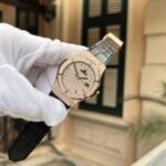 Hublot Classic Fusion King Gold Watch With Full Diamonds HBF Replica Watch 42mm - Image 3