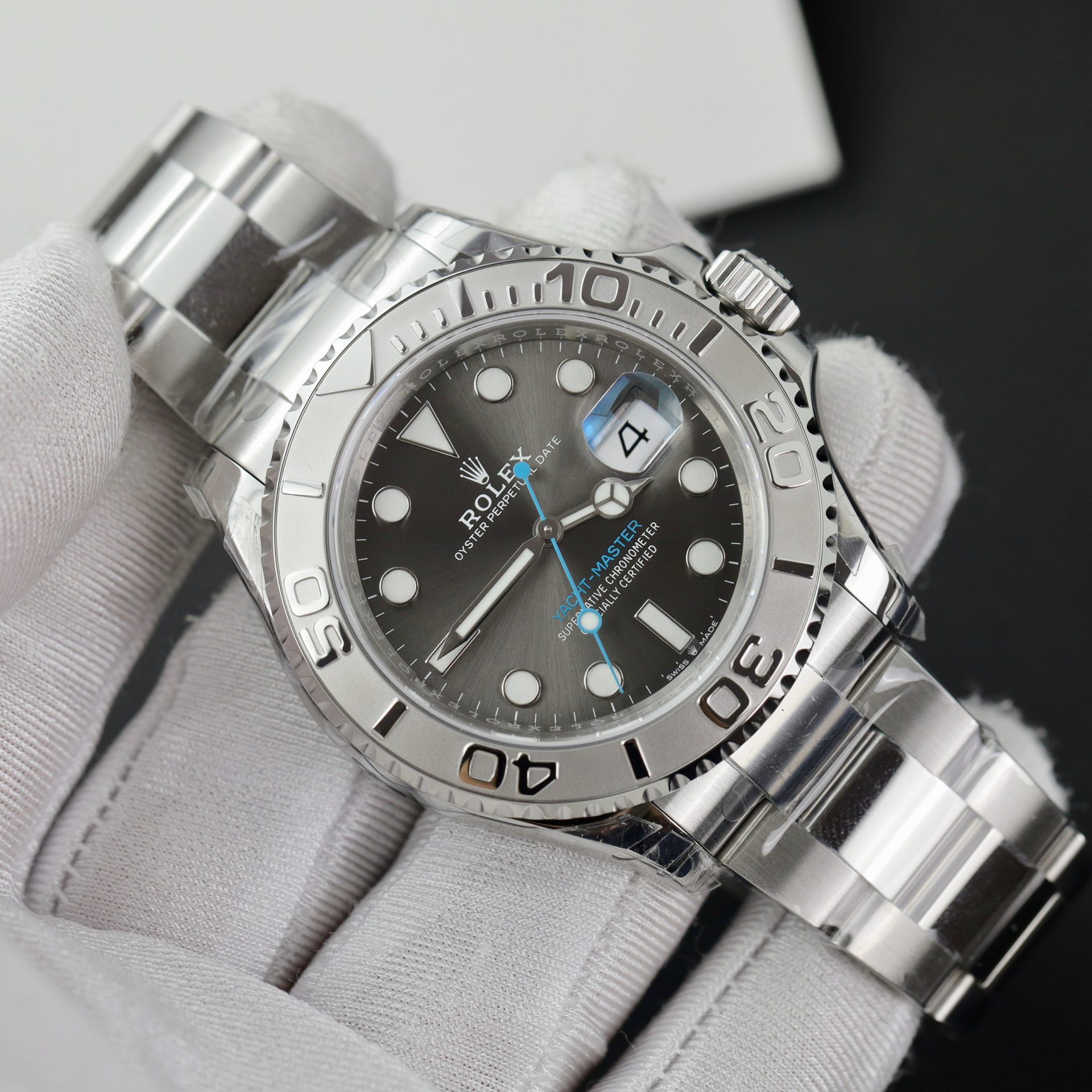 ECB9ECCC-5D3E-9C7F-526B-18AFE05C4C97.jpg Rolex Replica Watch Yacht-Master 268622 Gray Dial VS Factory 40mm - Image 1