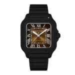 Fake Cartier Replica Watch Santos Limited Edition Black DLC-PVD(1:1 replica) - Image 4