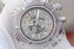 Replica Hublot Big Bang Unico Sapphire Plastic Case Skeleton Dial White Rubber Strap Jap Quartz - Image 3