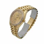 Rolex Day-Date 228348RBR KW Yellow Gold   Diamonds Champagne Dial Replica - Image 3