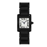 Fake Cartier Replica Watch TANK Francaise Limited Edition Black DLC-PVD(1:1 replica)