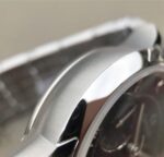 Replica Omega OMF De Ville Chronograph 42mm Black Dial SS Bracelet A9300 - Image 6