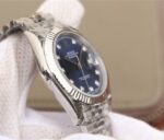 Replica Rolex DateJust 41mm 126334 Fluted Bezel Blue Dial Diamonds Markers Bracelet A3235 - Image 4