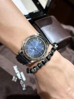 Patek Philippe Complications 5205G Blue Dial Leather Strap Replica 11 Watch 40mm - Image 4