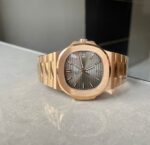 Replica PATEK PHILIPPE Nautilus 5711 3KF 1:1 Best Edition Grey Dial on YG Bracelet A324 V2 - Image 3
