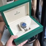 Rolex DateJust Replica Women s Watch 11 Blue Leaf Dial 31mm - Image 7