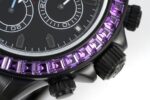 Rolex Daytona Blaken with Black DLC Coating – Modified Blue Diamond – Black(1:1 replica) - Image 6
