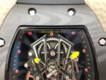 Replica Richard Mille RM027-03 Full Black Carbon Skeleton Dial Black Rubber Strap 6T51 - Image 4
