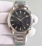 Replica Omega XF Seamaster CO-AXIAL Master PyeongChang 2018 Black Dial SS Bracelet A8500
