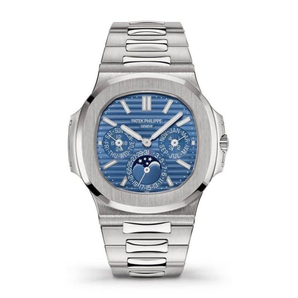 EFDD6E67-D3F0-E630-34EB-CB04E50CB444.jpg Patek Philippe Nautilus White Gold 5740-1G-001 with Blue Sunburst dial(1:1 replica) - Image 1