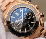 Replica Omega OMF Planet Ocean Master Chronometer RG Black Bezel Black Dial RG Bracelet A9901 - Image 3