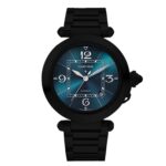 Fake Cartier Replica Watch Pasha Limited Edition Black DLC-PVD(1:1 replica) - Image 5