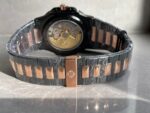 Replica PATEK PHILIPPE Nautilus 5711 DIW Carbon DIWF 1:1 Best Edition Black Textured Dial on Carbon/RG Bracelet 324CS - Image 17