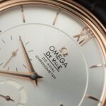 Omega De Ville Prestige Power Reserve Replica Watches Brown Leather Strap 39.5mm - Image 3