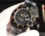 Rolex Dark Legend Submariner – DLC Blackened Finish – 40MM – Gold(1:1 replica) - Image 2