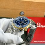 Omega Seamaster Diver 300M Chronograph Replica 11 Watch Dial Blue N1 Factory 44mm - Image 4